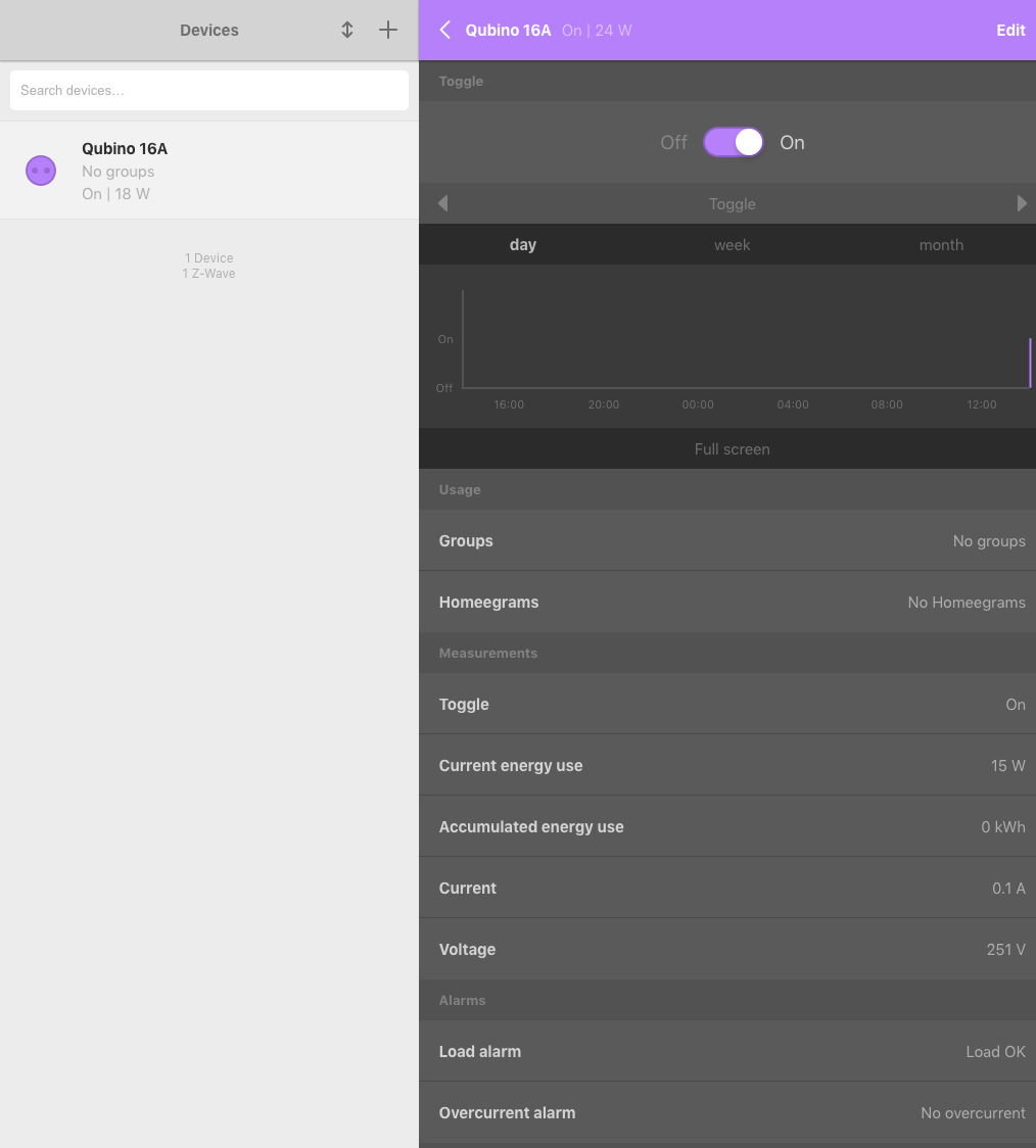 Qubino Smart Plug 16A Homee